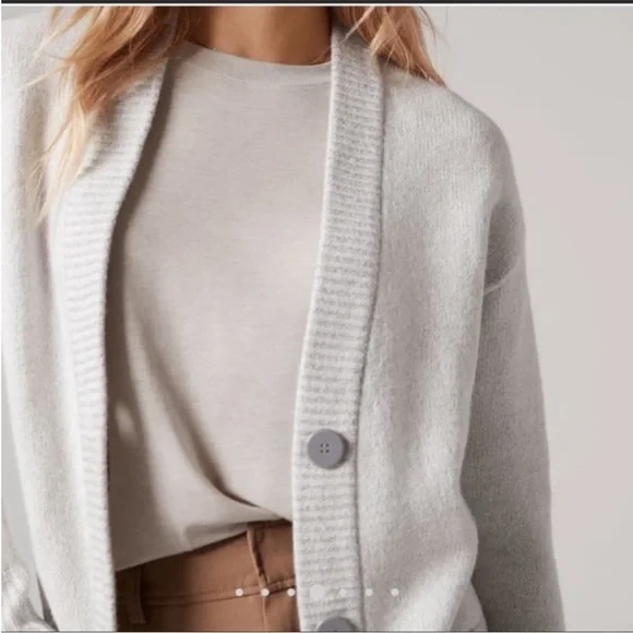 NWT Allbirds Pink Aspen Cardi Merino Wool Oversized Cardigan - Picture 9 of 10